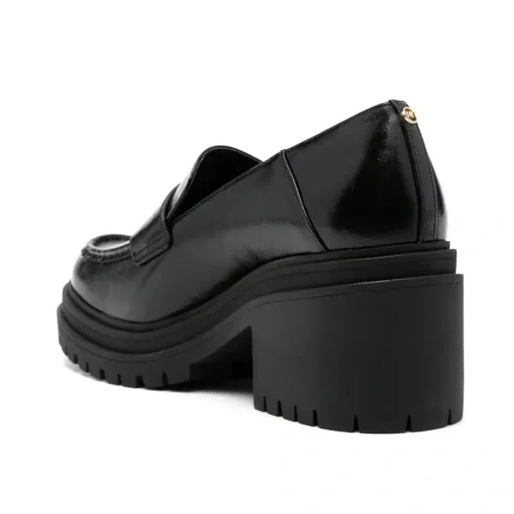 MICHAEL KORS ⭐️ 3” leather loafers - Picture 3 of 11